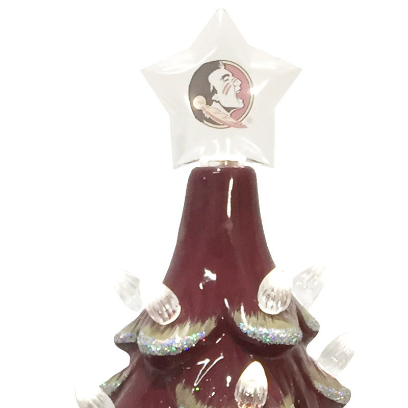 Arbre en céramique NCAA College Spirit, FSU Seminoles