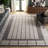 Ebony Hand Tufted Wool Geometric Indoor Rug-114299755