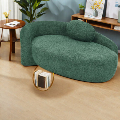 Fauteuils d'appoint peu encombrants, Boucle, salon moderne de 67 pouces pour la maison