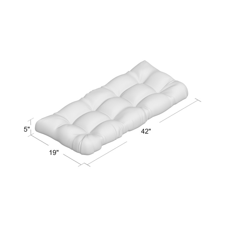 Outdoor 5'' Seat Cushion, Sandstone