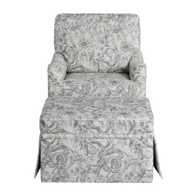 Upholstered Swivel Accent Arm Chair Set