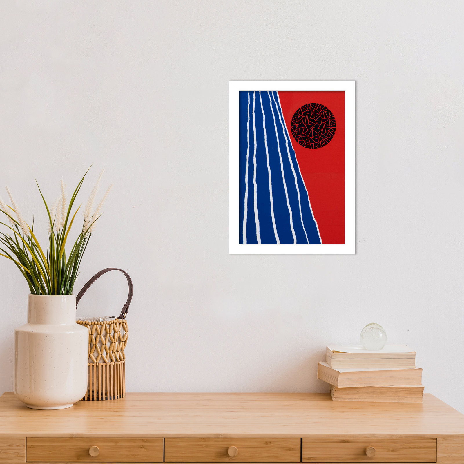 Orbis Factor by Alex Dunn, White, 13" H x 10" W x 1" D