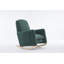 Fabric Nursery Rocking Chair With Adjustable Footrest-549197512