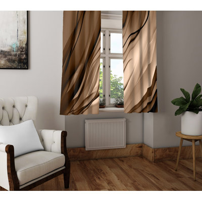 Paire de rideaux semi-transparents Desseray