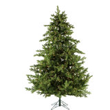 Foxtail 9' Green Pine Artificial Christmas Tree with 1250 Clear/White lights