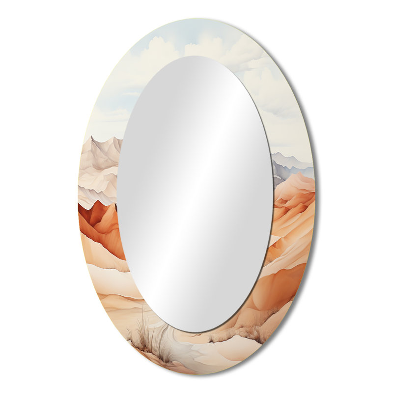Miroir mural Saharas Desert Silence, 36 po x 24 po
