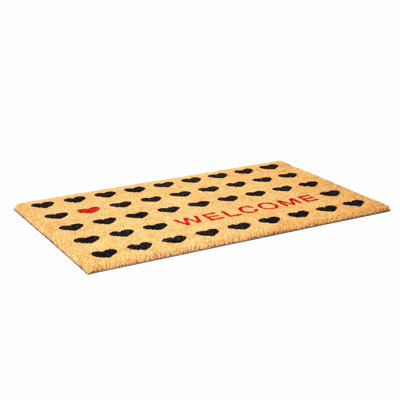 Heart Welcome Non-Slip Doormat