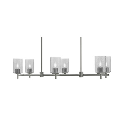 Luminaire pour îlot de cuisine 6 lumières Fausley