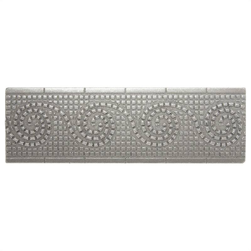 Carreau de doublure en métal 6 po x 1 po, Étain / nickel