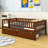 Twin Size 2 Drawers Wooden Daybed with Fence-1593223289