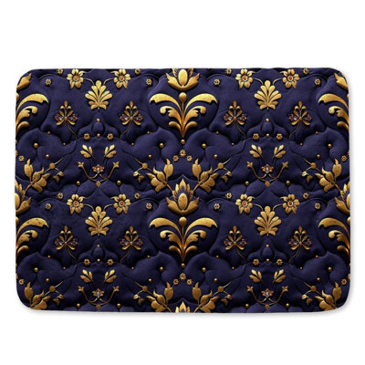 Tapis de bain à motif floral