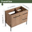 Base de meuble-lavabo simple 36 po Verath