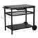 Ozion Three-Shelf Outdoor Grill Dining Cart Movable BBQ Trolley With Two Wheels