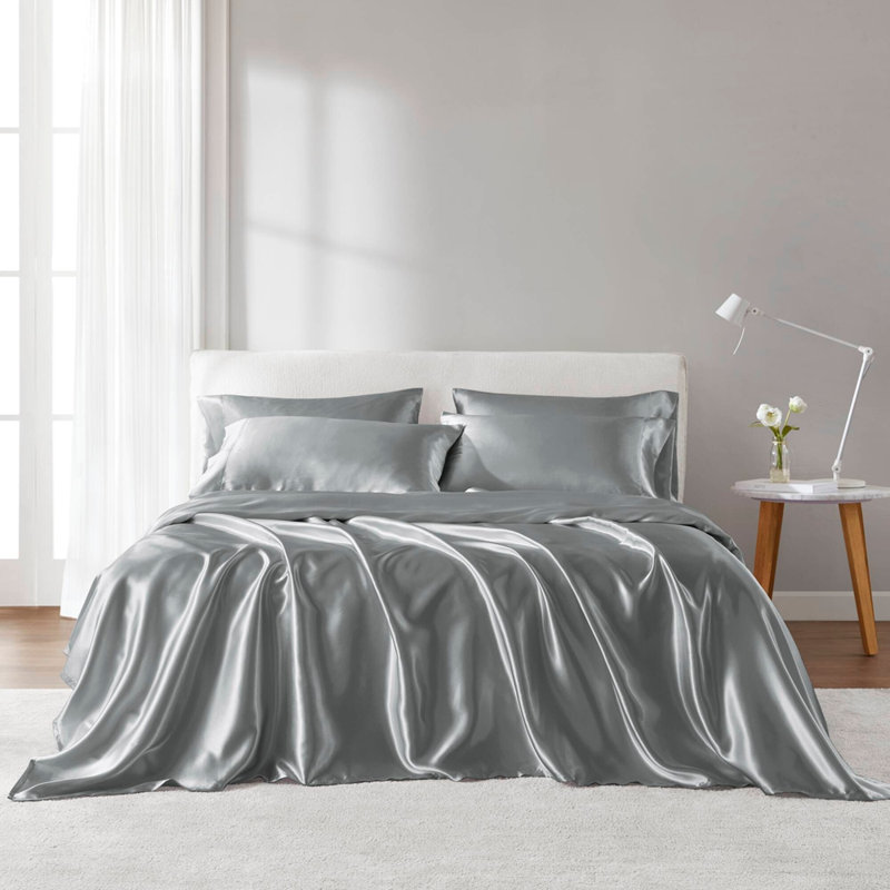 Ensemble de draps 4 pièces, Gris
