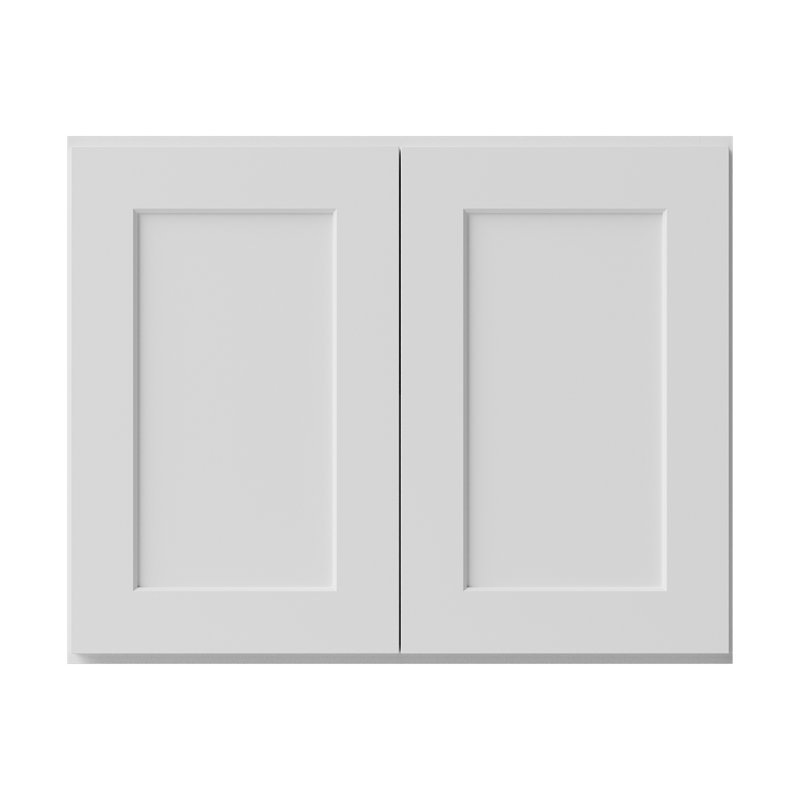 Armoire de cuisine en bois massif prête à assembler, White, H 24 po x l 30 po x P 12 po