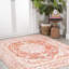 Tapis orange / crème Lesak-941114779