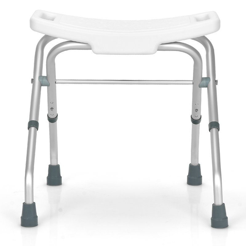 Foldable Height Adjustable Padded Shower Stool