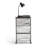 30.7'' H x 17.5'' W Laptop/Tablet Storage Cart with Wheels