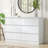 6-Drawer Dresser for Bedroom, Handle-Free Modern Storage Cabinet, Large Capacity Chest with Smooth-Glide Drawers-1936121533