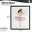 «Graceful Ballerina Pose», reproduction sous verre encadrée, design by Creative Studio-2013004645-2013004644