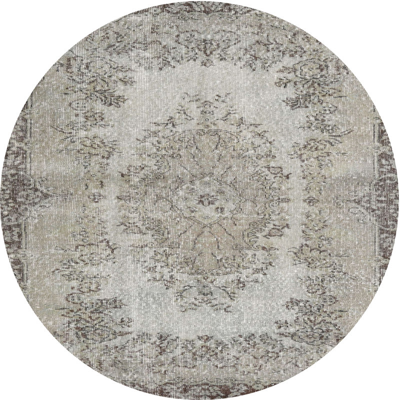 Oriental Indoor Rug, Round 3'