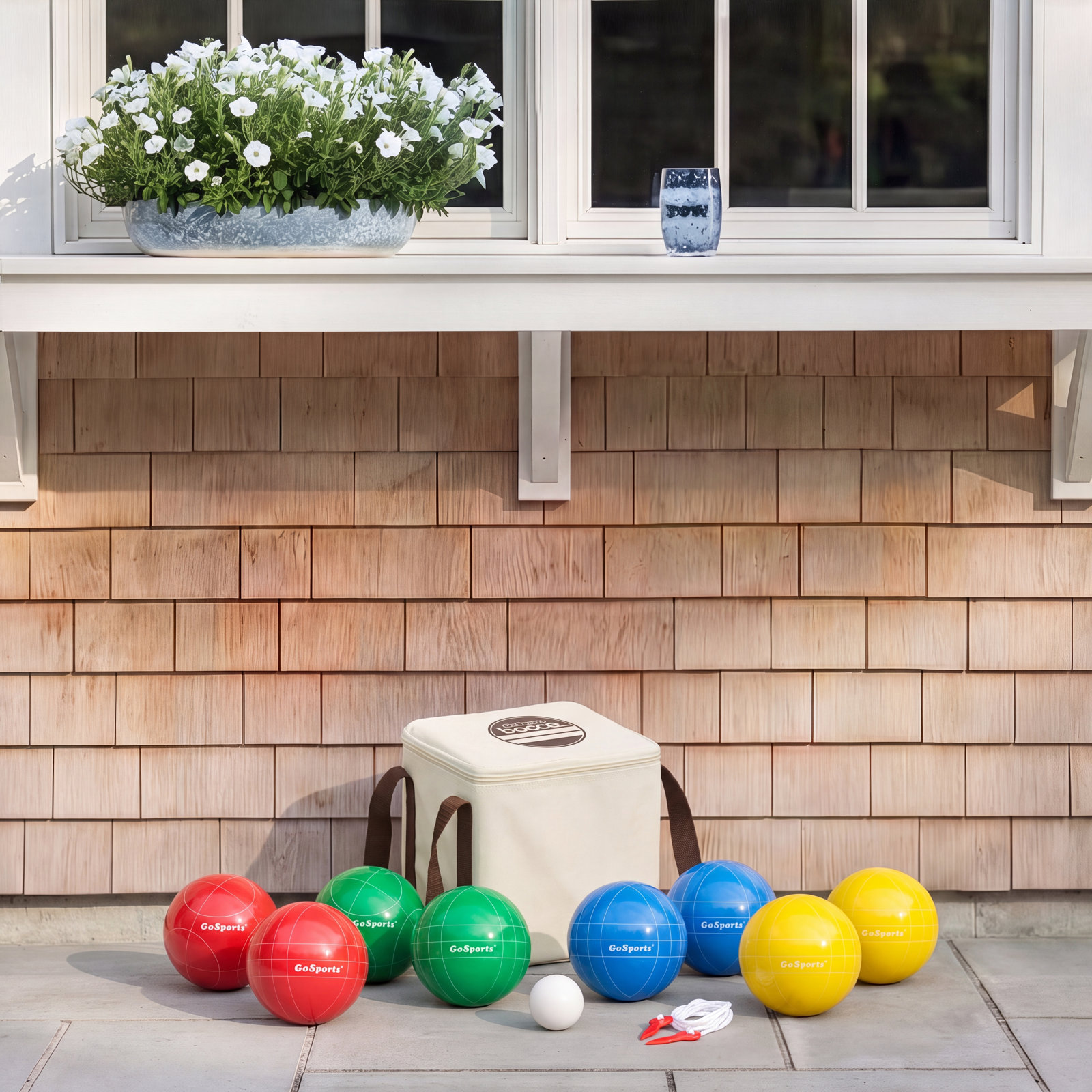 Backyard Bocce Ball Set with Carrying Case