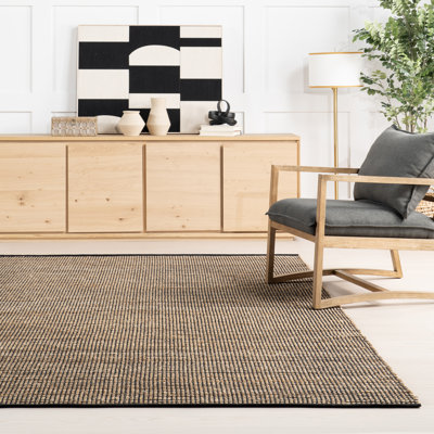 Tapis en jute tissé à la main Home Conservatoire