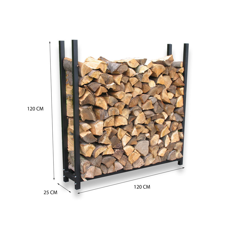 120cm W Steel Log Carrier