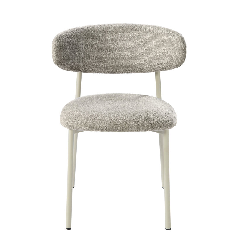 2 chaises d'appoint grises - rembourrées modernes avec des coussins de siège et de dossier de soutien en métal: composition moderne, tissu doux et confortable, base stable, gris, 22 po x 30 po, 26 lb