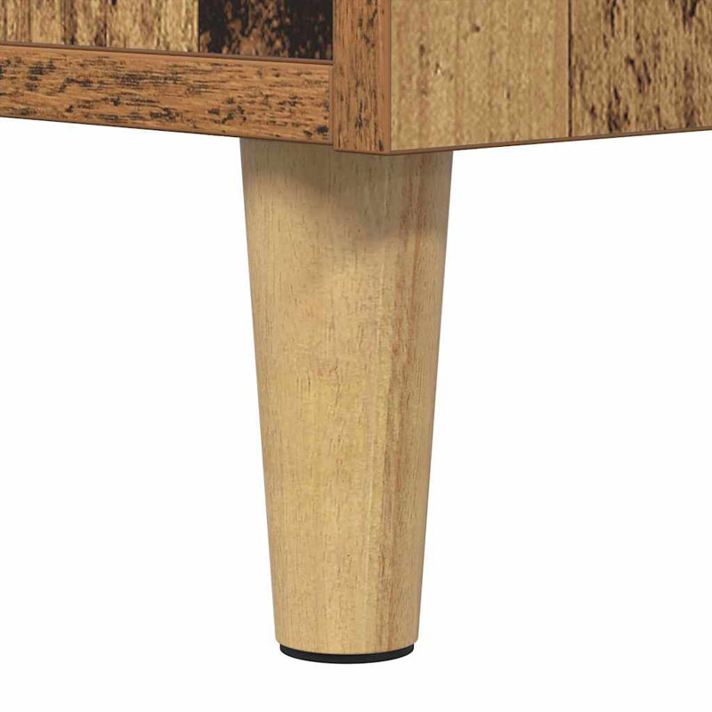 Bed Cabinet 40 X 35 X 47.5 Cm Engineered Wood, Old Wood