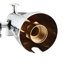 Lift-Up Diverter Bathtub Faucet With 6 Settings Handheld Shower In Chrome-121108156