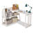 Full solid wood desk and bookshelf combination-1564544155