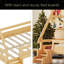 Lit plateforme House avec escalier, structure de lit en bois massif, profil bas et conception amusante pour enfants-607242316-607242314