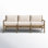 Baltzer 73" Eucalyptus Patio Sofa