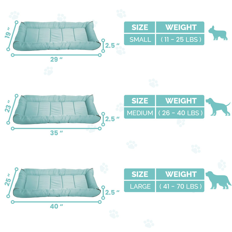 Foye Extra Tuff Crate Mat, Large (40" W x 25" D x 2.5" H), Black