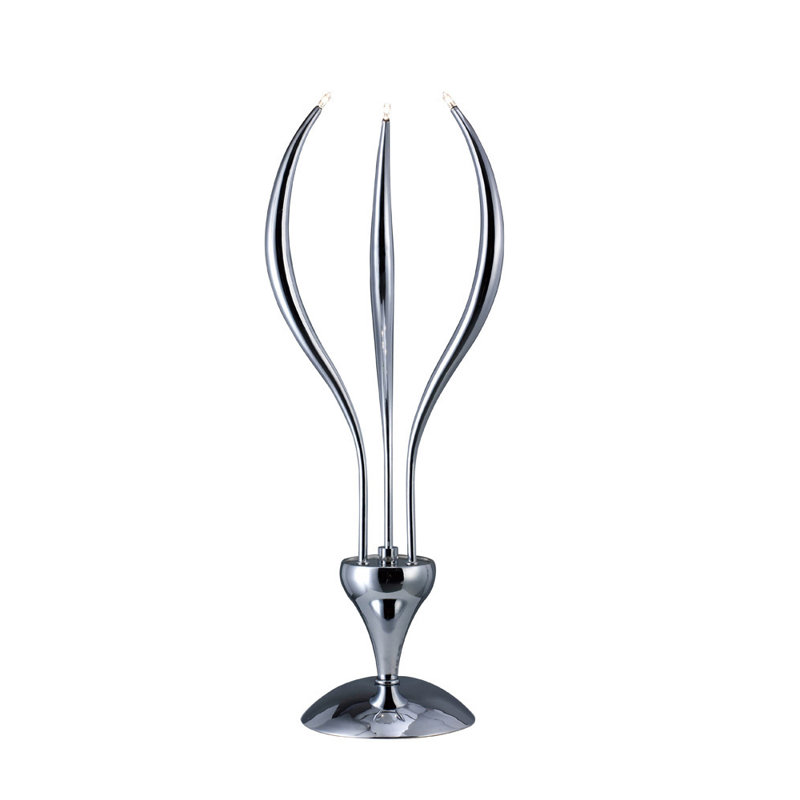 Tunnel Crystal Novelty Lamp, Polished Chrome