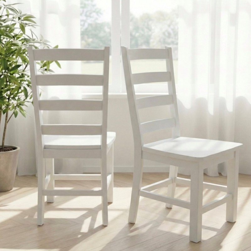 ENSEMBLE DE 2 CHAISE LATÉRALE REMINGTON, Blanc