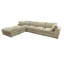 Canapé et chaise modulaire réversible de 138 po de largeur Aprea-70235874