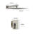 Luxurious Rainfall Shower Experience Stainless Steel Brushed Nickel Modern Bathroom