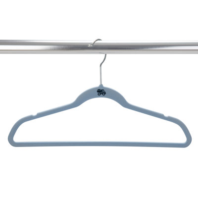 Timothy Plastic Non-Slip Standard Hanger for Dress/Shirt/Sweater