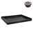 Streamline 42 in. x 36 in. Corner Acrylic Shower Base in Glossy Black with Left Drain, Drain Included-117295532