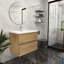 Ensemble de meuble-lavabo mural simple 30 po-70056040