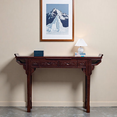 Nouvelle console en bois massif de style chinois