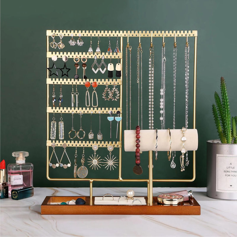 Stanson Jewellery Stand +, Gold