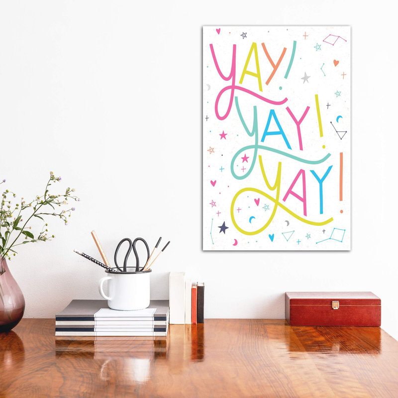 «Make Magic III» par Caroline Alfreds - impression d'art graphique, Toile tendue, Pas de tapis, H 60 po x l 40po x P 1,5 po