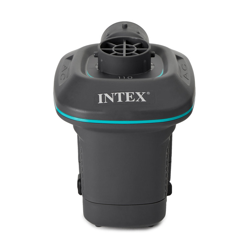 Intex 120V AC Electric Quick Fill Air Pump with 3 Interconnected Nozzles, 6 Pack
