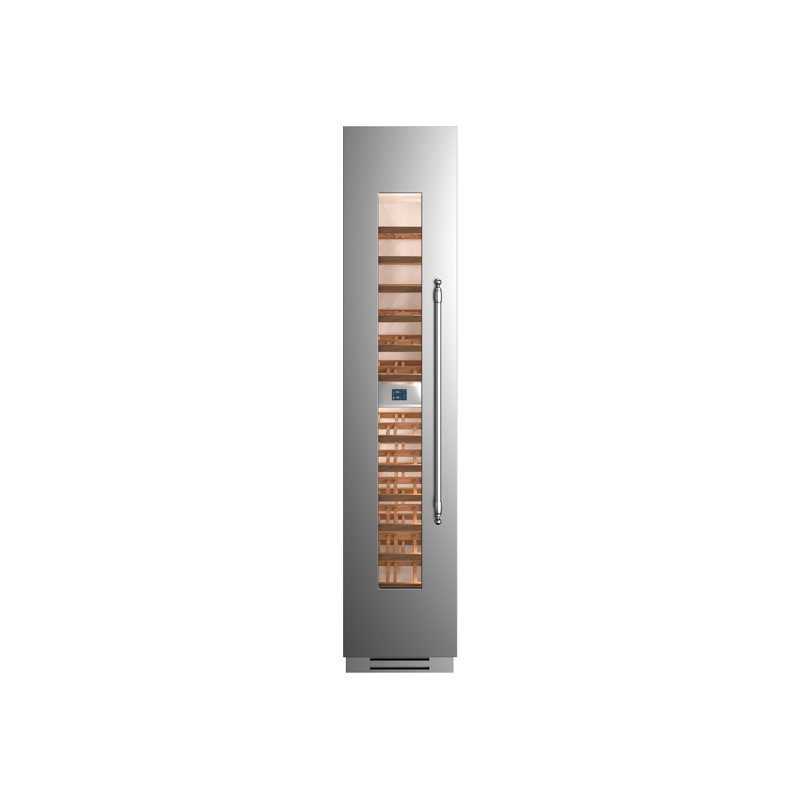 18" Built-in Wine Cellar Column Stainless Steel, Left Handed