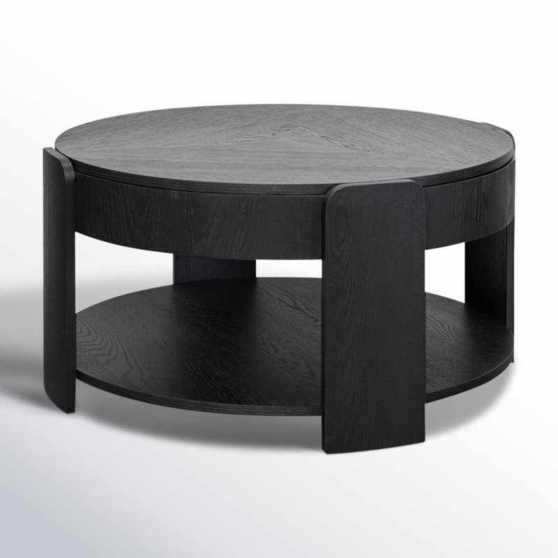 Islay Single Coffee Table with Storage, 18" H x 34.75" L x 34.75" W