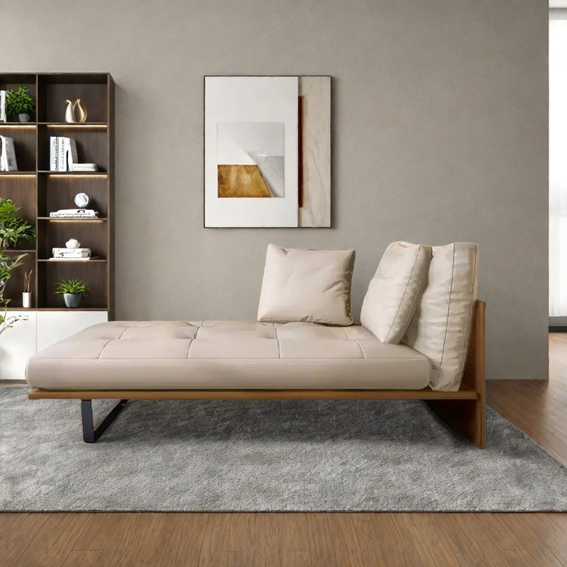 Chaise en bois massif Art Fashion, Orienté à droite, Blanc cassé / blanc