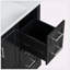 Meuble-lavabo traditionnel noir 36 po (lavabo non inclus)